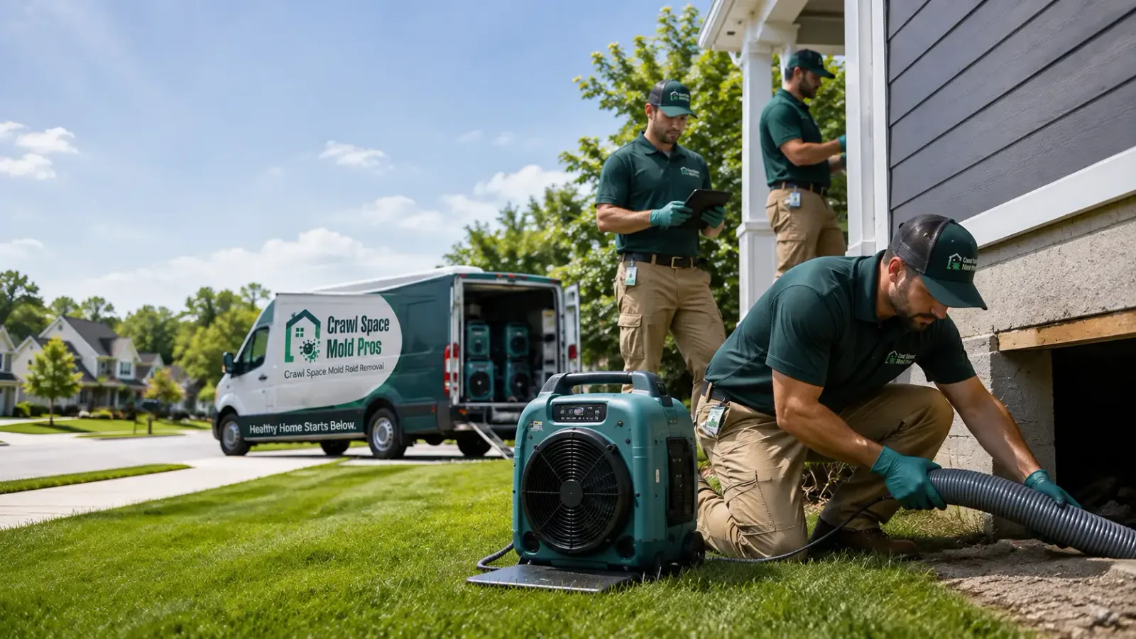 Crawl Space Mold Removal in Harmonsburg, PA
